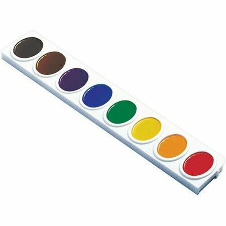 DIXON TICONDEROGA Watercolor Refills, Oval, 8 Colors, AST, 3PK DIX08200